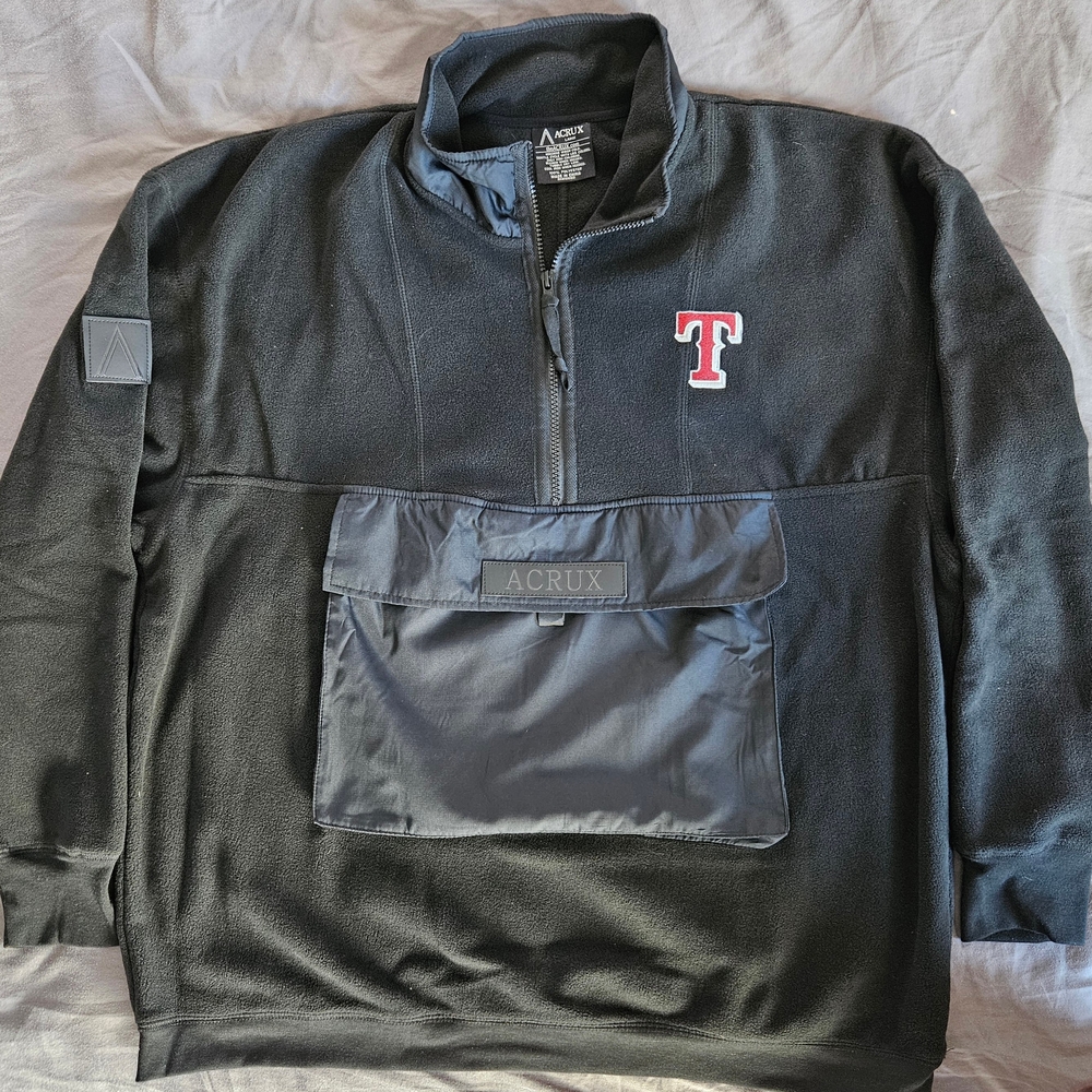 Mens Rangers Quarter-Zip Pullover